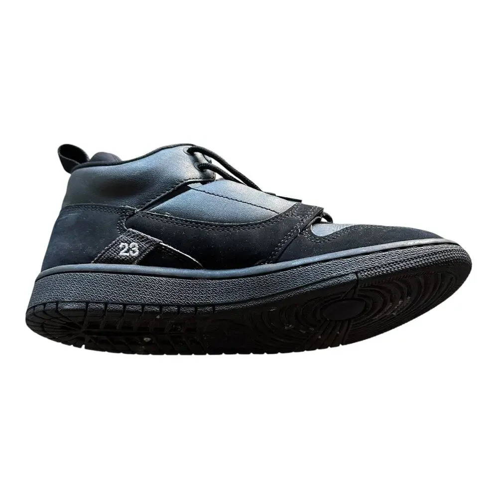 Left Shoe Nike Jordan Black on Black LEFT SHOE ONLY For Replacement Sneakers